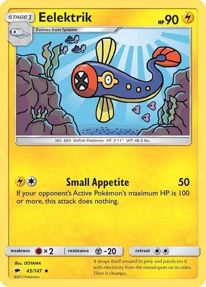 Pokemon - Eelektrik - SM - Burning Shadows