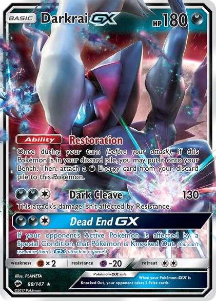 Pokemon - Darkrai GX - SM - Burning Shadows