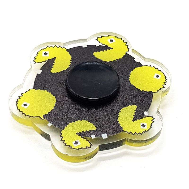Running Fidget Spinner- Animated Fidget Spinner- PacMan