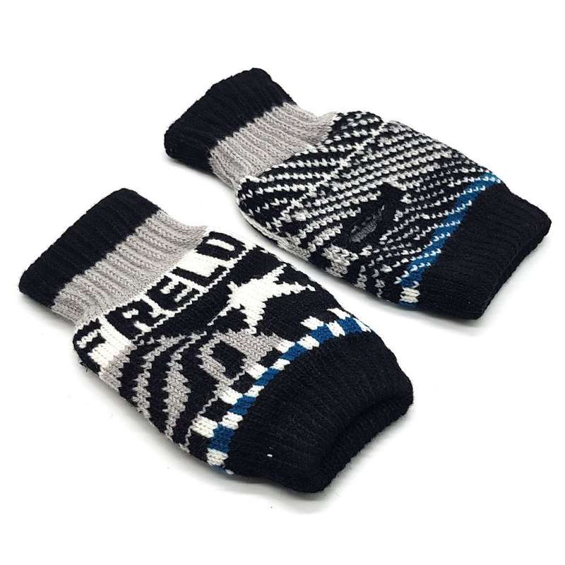 Fingerless Mittens - Warm Winter Fingerless Gloves - SHADOW