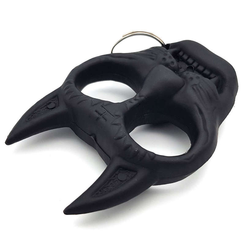 Defensive Safety Key chain - Swiss army knife - Knuckle duster- Alarm & Pom pom