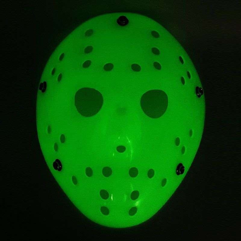 Bufftee Jason Voorhees Face Mask - Glow in the dark Halloween Mask