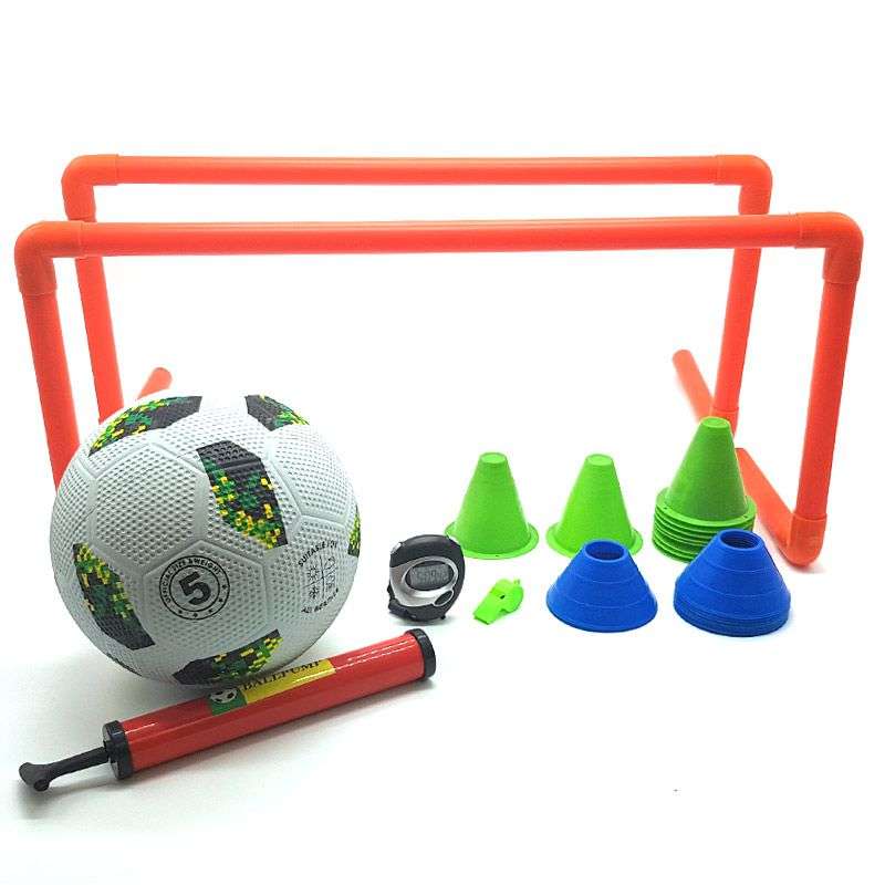 Bufftee Soccer Training Kit - Multifunctional Mini Sports Fitness 26pc Set