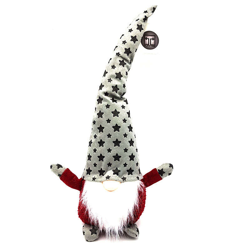 Christmas Gnome Santa Figurine -Large Star Hat Chomsky Doll