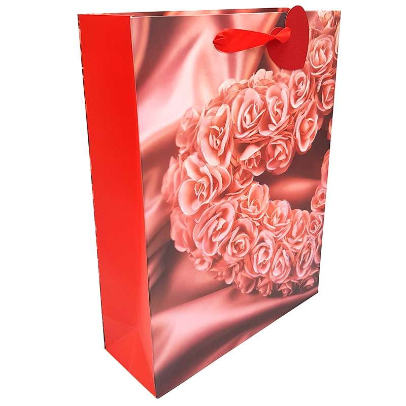 Bufftee Valentines Day Roses Gift Bag - Large