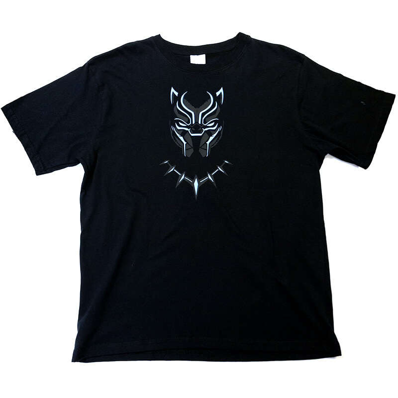 Bufftee Black Panther Glow in the Dark Tee-165g T-Shirt