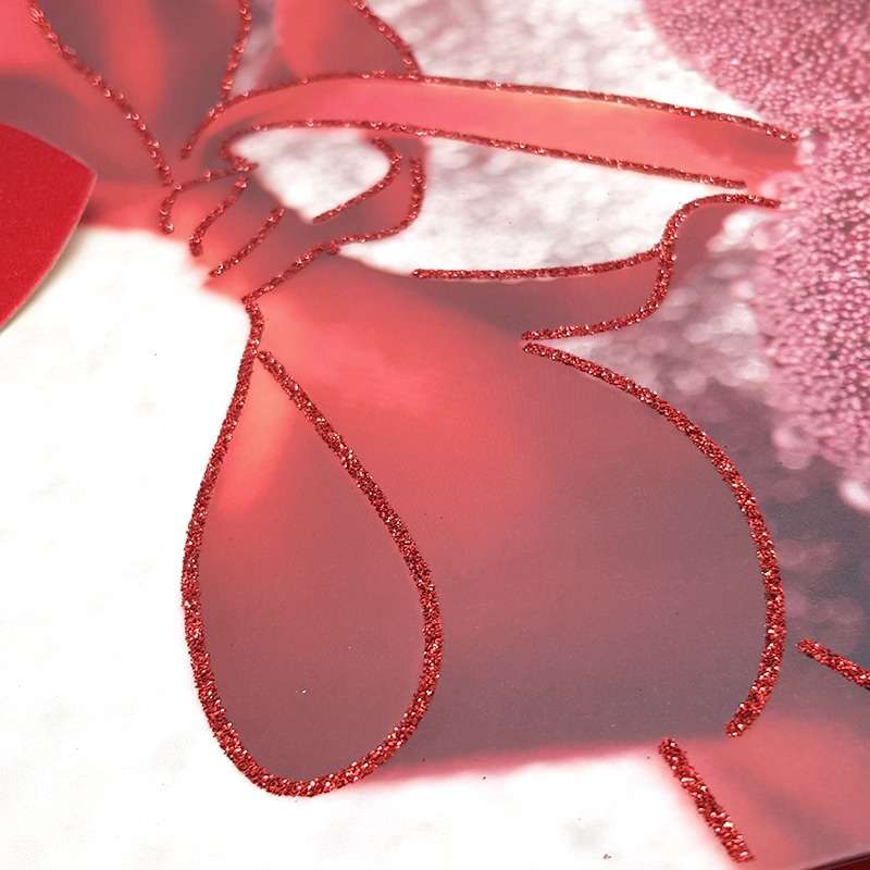 Bufftee Red Hearts & Bow Valentines Day Gift Bag - Small