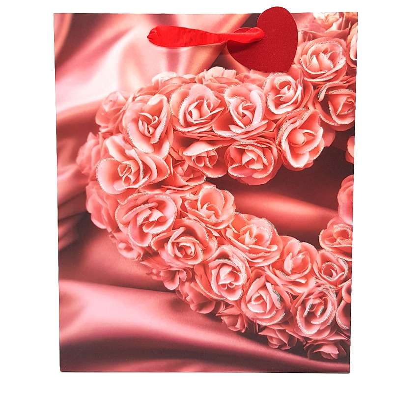 Bufftee Valentines Day Roses Gift Bag - Small