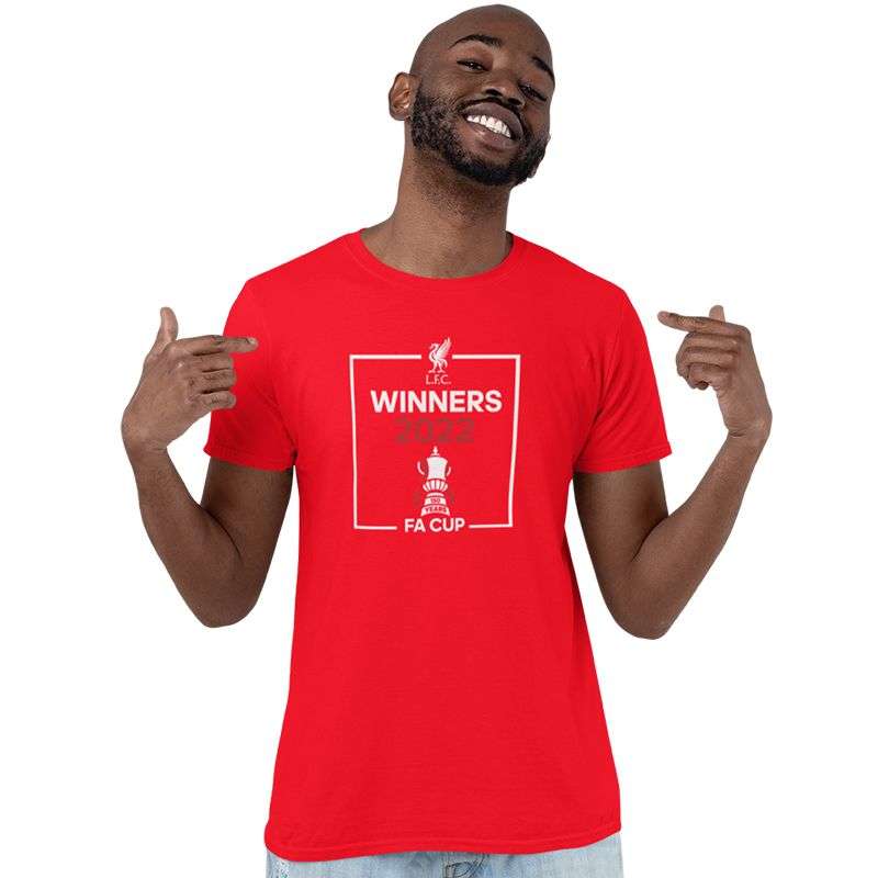 BUFFTEE Merseyside Red FA Cup Winners 2022 LFC FA Cup 150 Years T-Shirt