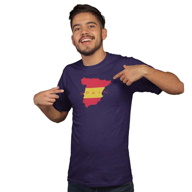 Bufftee Spain World Cup Jersey 2022 Football Supporters T-Shirt Unisex
