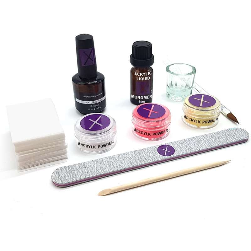 purpleX Acrylic Nail Top-Up Kit- Acrylic Overlay Kit