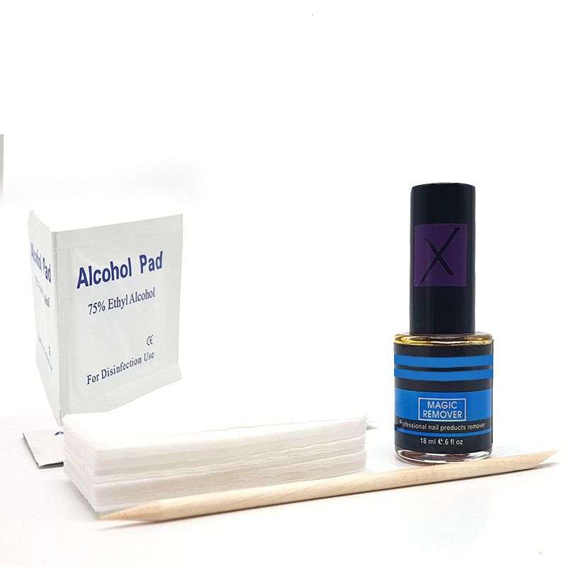 purpleX Magic Gel Nail Polish Remover 4 Piece Kit