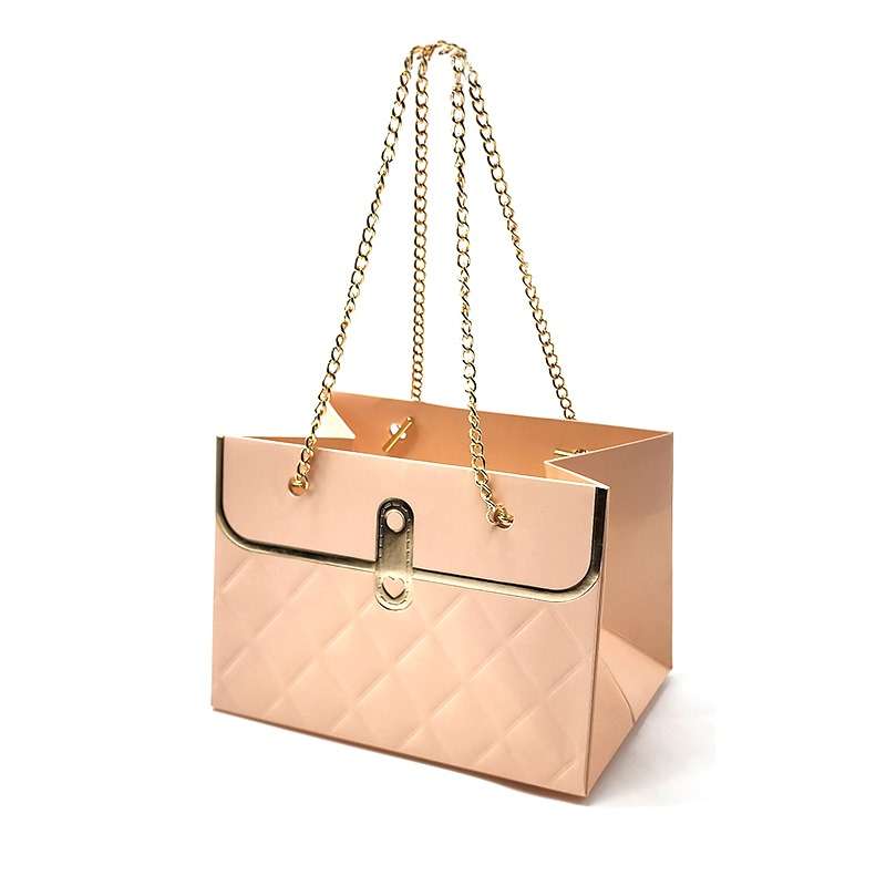 PurpleX Cherry Blossom Purse Style Gift Bag - Valentine's Day Small Gift Bag
