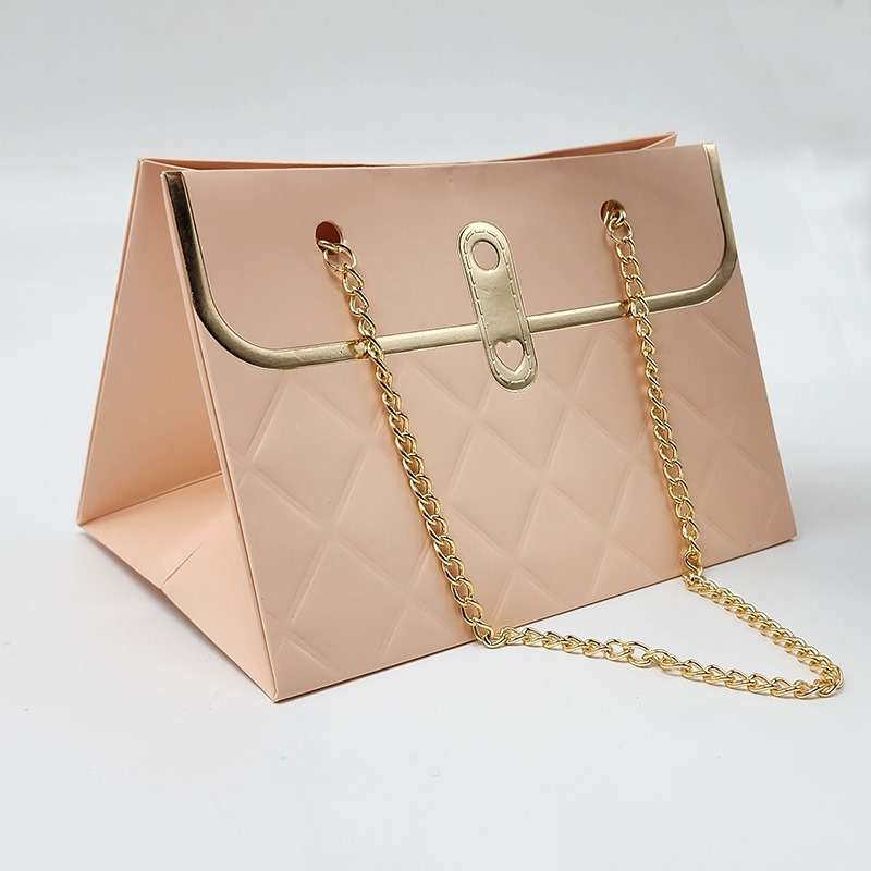 PurpleX Cherry Blossom Purse Style Gift Bag - Valentine's Day Small Gift Bag