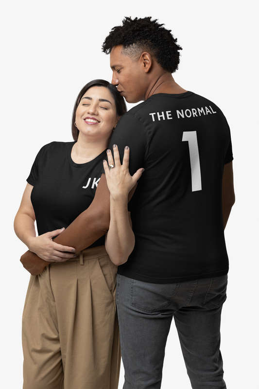 BUFFTEE Jürgen Klopp JK with The Normal 1 T-shirt - LFC Home Supporters Unisex Short Sleeve Tee