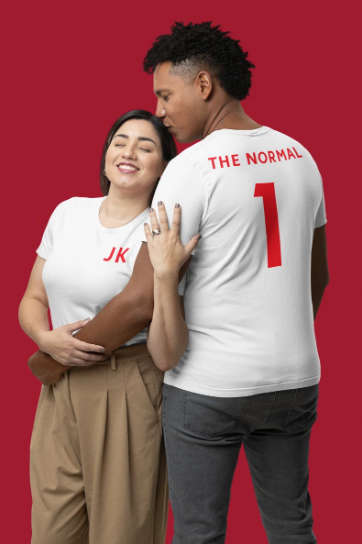 BUFFTEE Jürgen Klopp JK with The Normal 1 T-shirt - LFC Away Supporters Unisex Short Sleeve Tee-...
