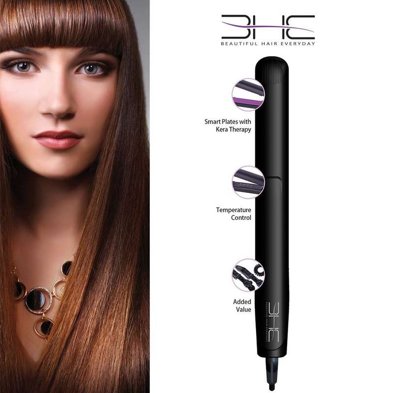 BHE Original Pro Hair Straightener Iron KeraTherapy Protein Infused Narrow Plates