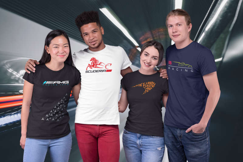 Bufftee McLare F1 Racing Team L4NDO P81ASTRI Motorsport T-shirt