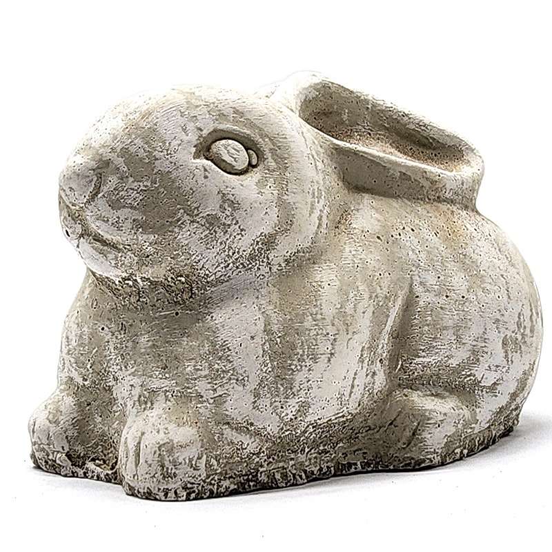Palm Gardens Concrete Rabbit-Small Garden Statue Ornament