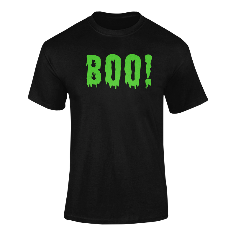 BUFFTEE Halloween Glow in the dark BOO! Unisex T-shirt