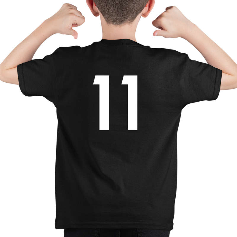 Bufftee Individual Junior Soccer Kit Number 11 Wingers Jersey &amp; Shorts Kids