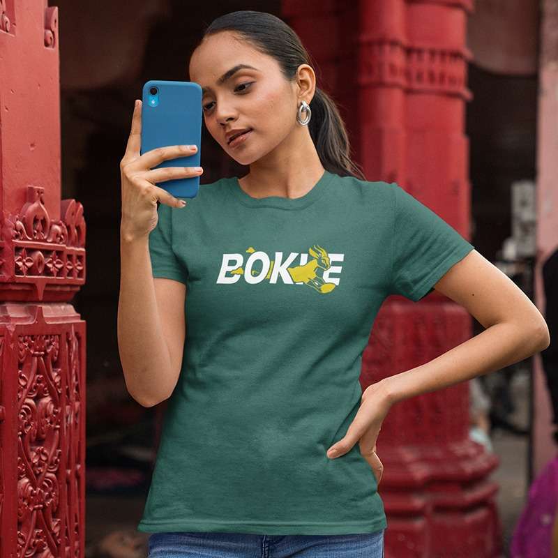 Bufftee Bokke South African Rugby Fans T-Shirt Home Jersey Style Tee