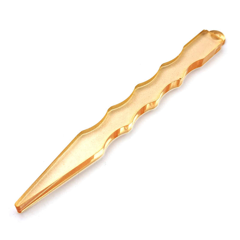 pX Resin Kubaton Style Dagger Keyring Attachment Glitter Keychain Accessory