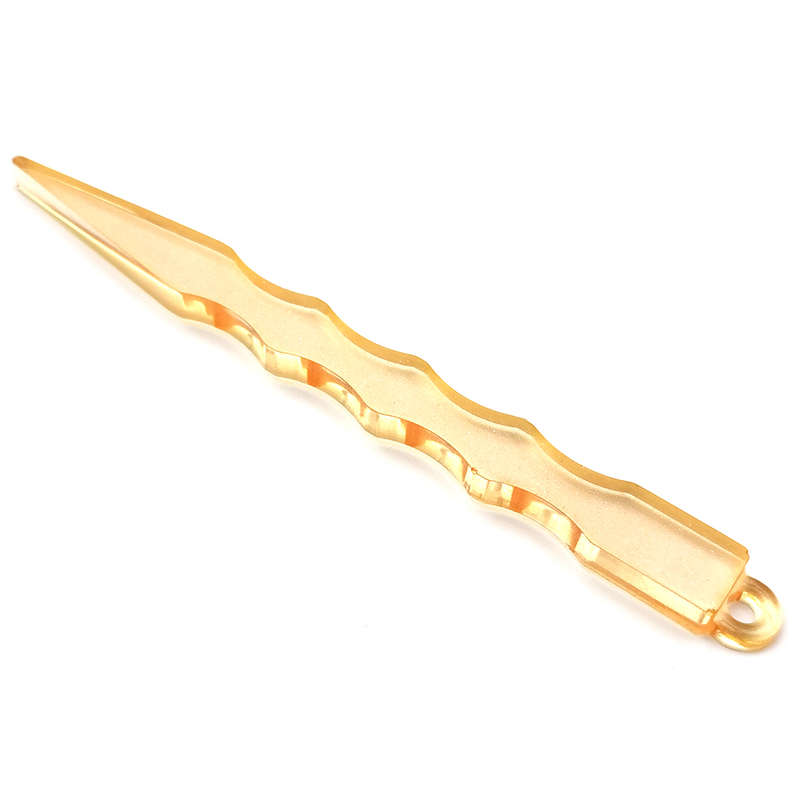 pX Resin Kubaton Style Dagger Keyring Attachment Glitter Keychain Accessory