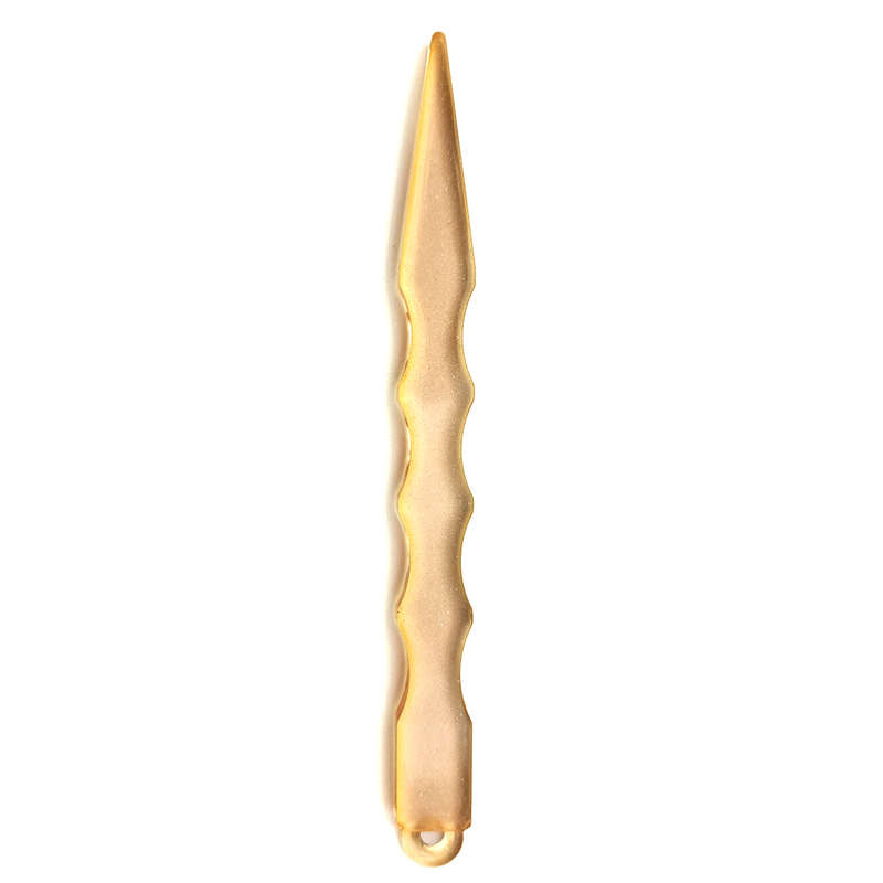pX Resin Kubaton Style Dagger Keyring Attachment Glitter Keychain Accessory