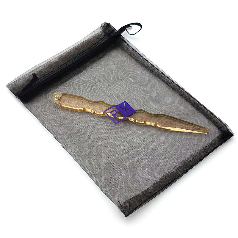 pX Resin Kubaton Style Dagger Keyring Attachment Glitter Keychain Accessory