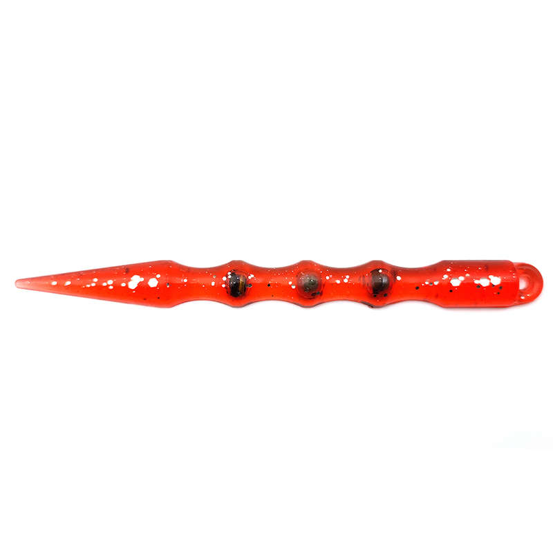 pX Tigers Eye &amp; Jade Protection Dagger-Scarlett Resin Kubaton Style Keychain Accessory