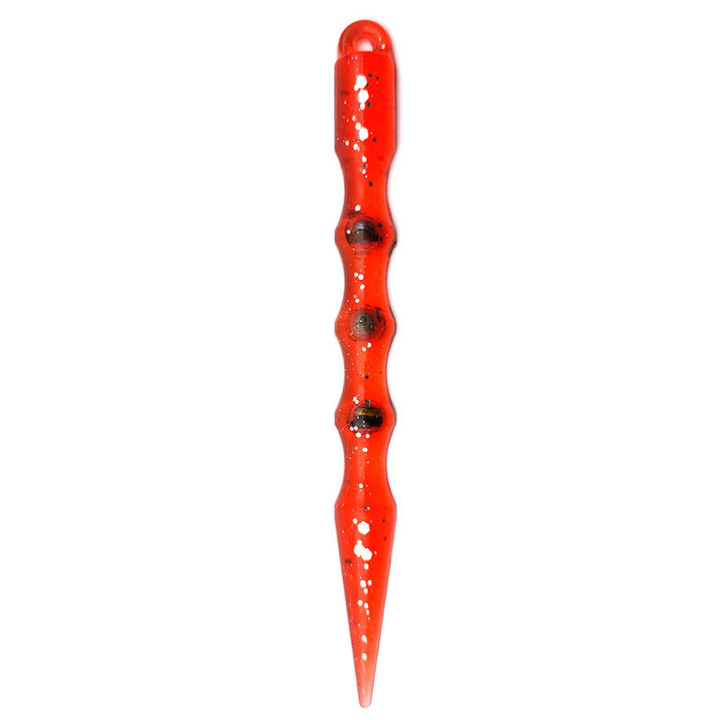 pX Tigers Eye &amp; Jade Protection Dagger-Scarlett Resin Kubaton Style Keychain Accessory