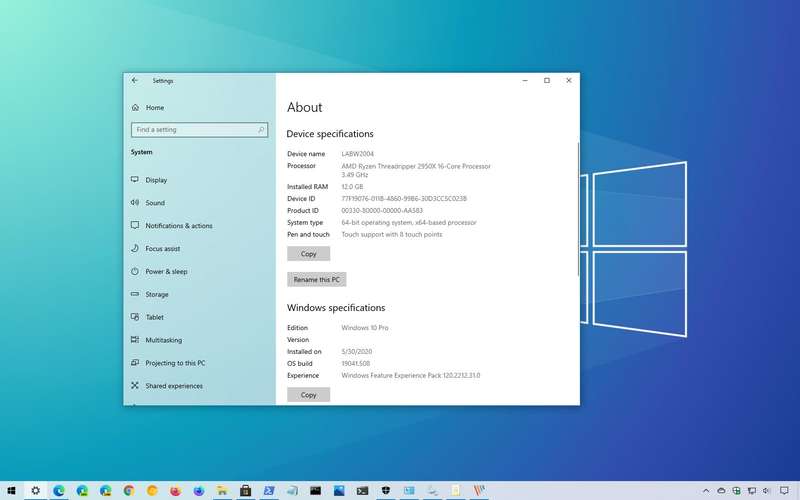 Windows 10 Professional For Workstation