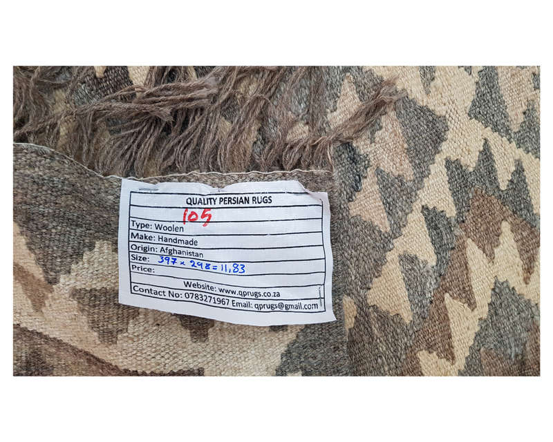 Incredible Afghan Natural kilim 397 x 298 CM