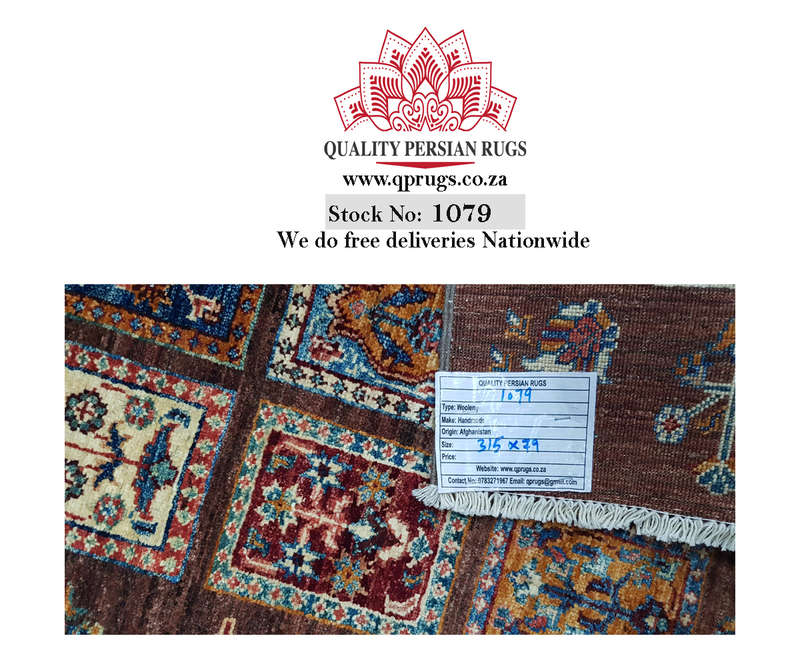 Fine Afghan Ariana Carpet 315 x 79 CM