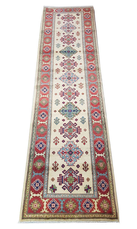 Incredible Afghan Kazaq Runner 295 x 80cm