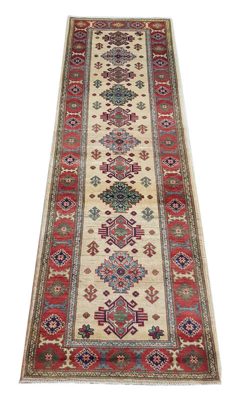 Incredible Afghan Kazaq Runner 295 x 80cm