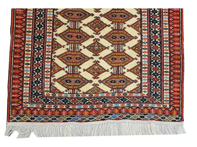 Beautiful Fine Classic Turkman carpet 130 x 92 cm