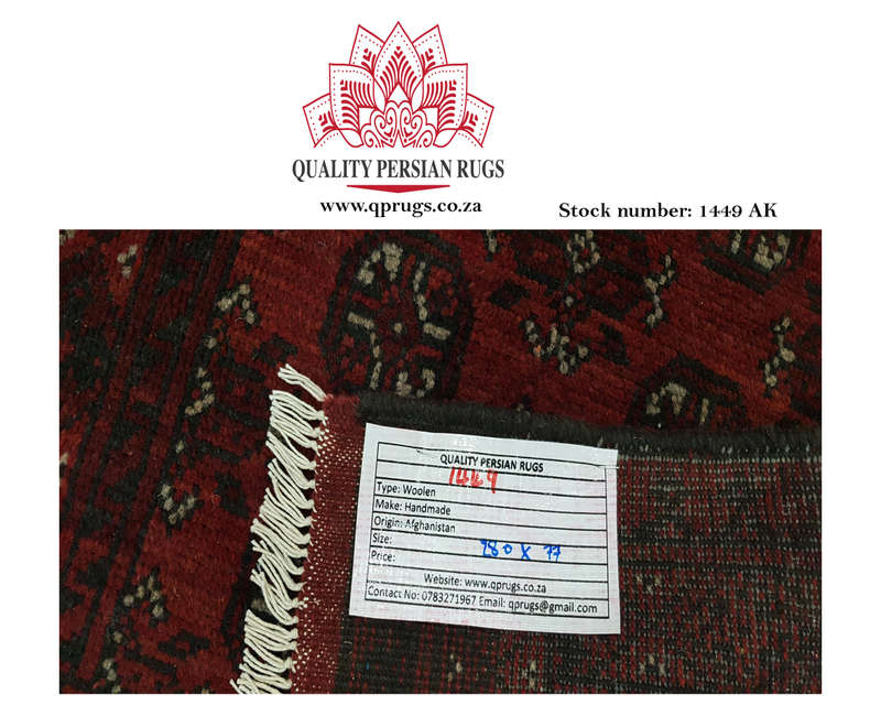 Beautiful Red Afghan Runner 280 x 77cm