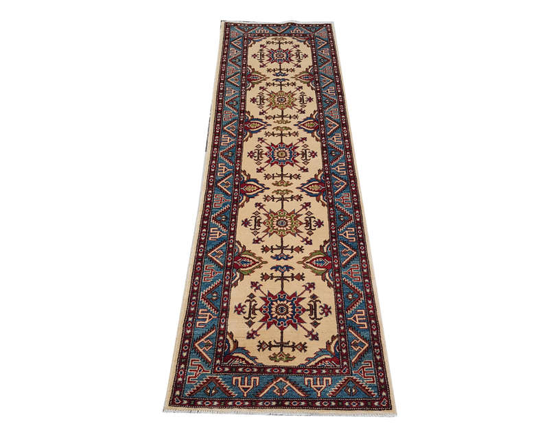 Gorgeous Afghan Kazaq Carpet 295 x 83cm
