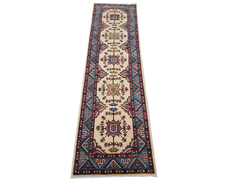 Gorgeous Afghan Kazaq Carpet 295 x 83cm