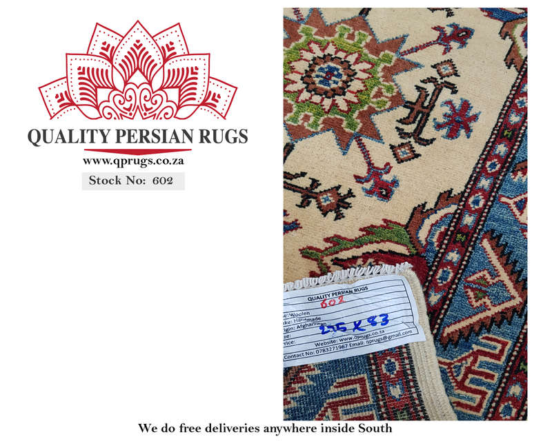 Gorgeous Afghan Kazaq Carpet 295 x 83cm