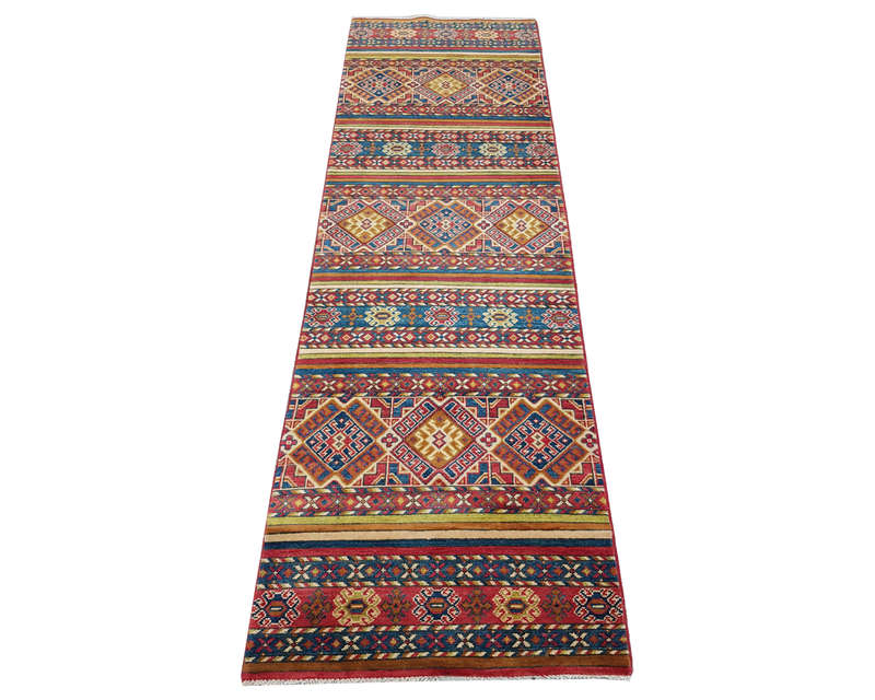 Gorgeous Afghan Ariana Carpet 306 x 84cm