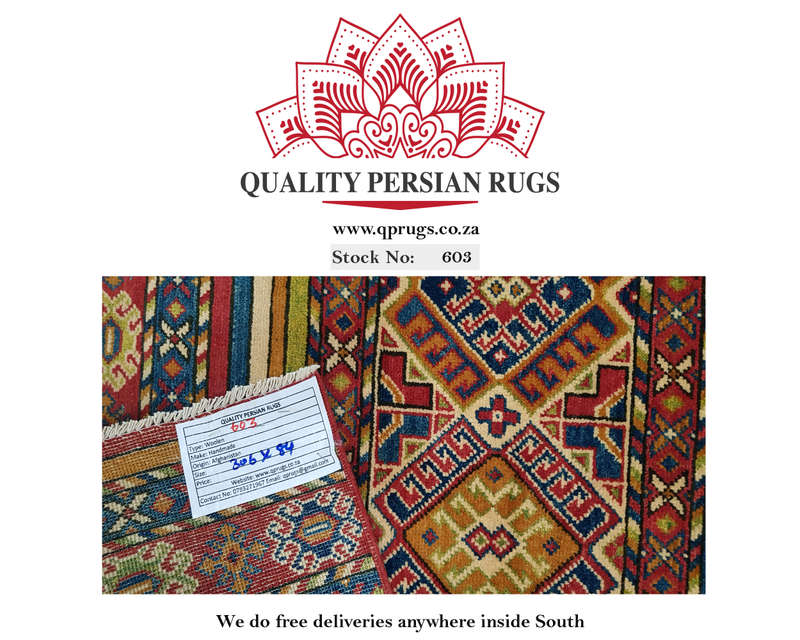 Gorgeous Afghan Ariana Carpet 306 x 84cm