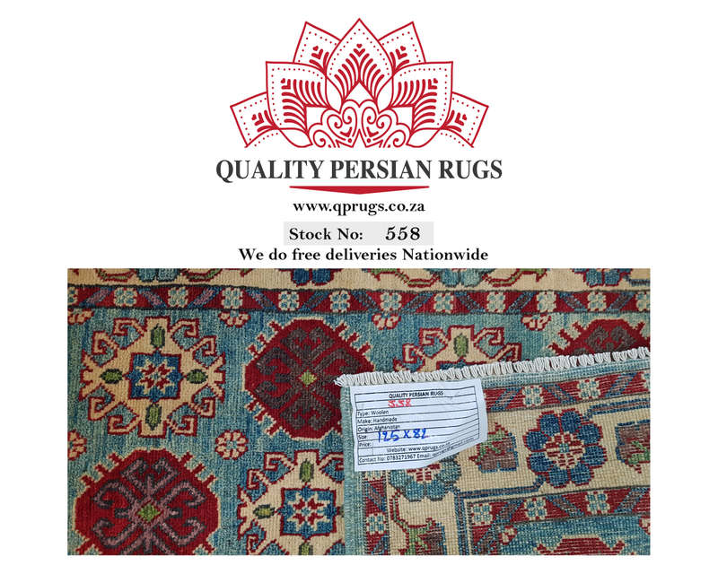 Beautiful Afghan Kazaq Carpet 125 x 82 cm