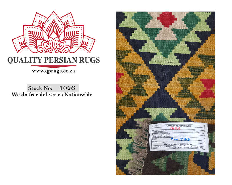 Gorgeous Handmade Maimana kilim 200-X-65 cm