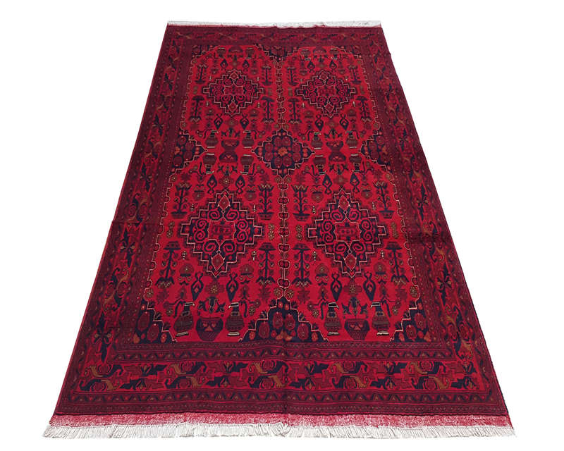 Incredible Afghan Turkman carpet 298-x-200 cm