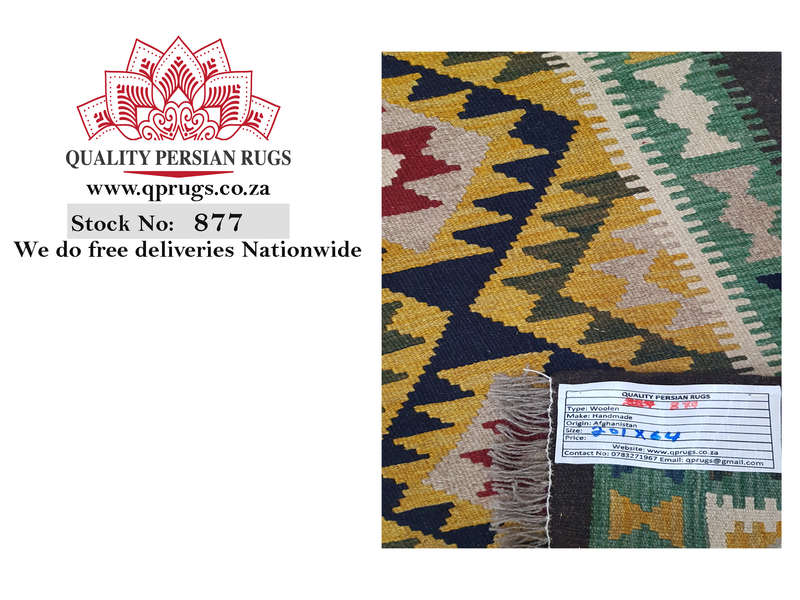 Fine Afghan Handmade Maimana kilim 201 x 64cm