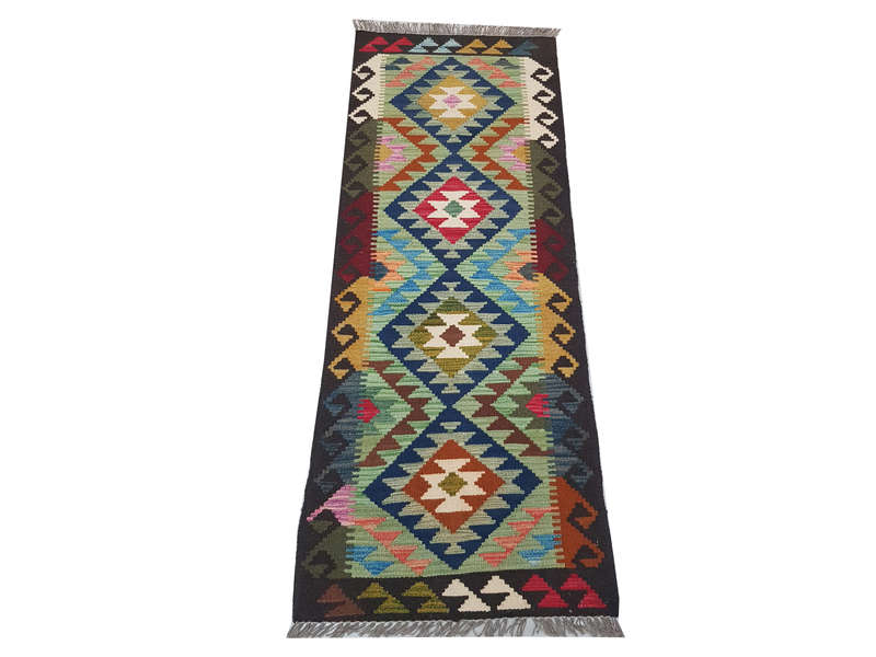 Fine Afghan Maimana kilim 198 x 64cm