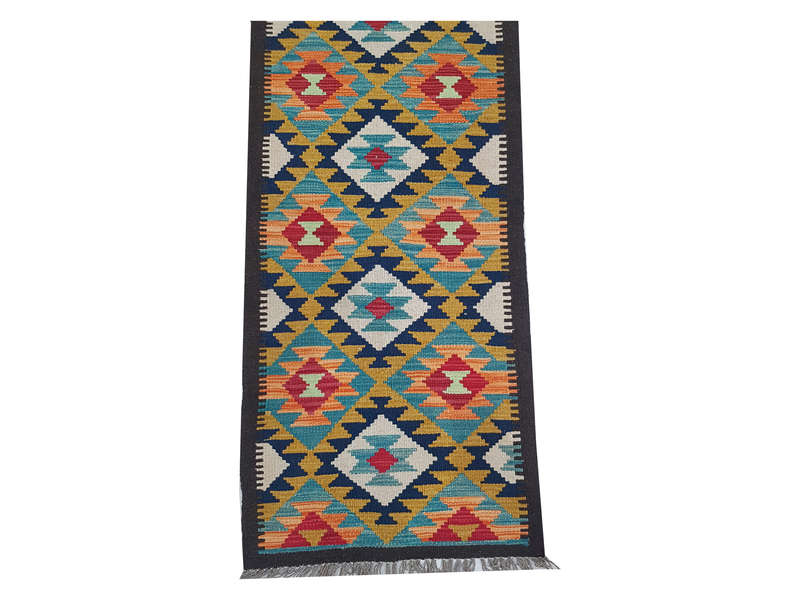 Gorgeous Afghan Maimana kilim 193 x 60cm